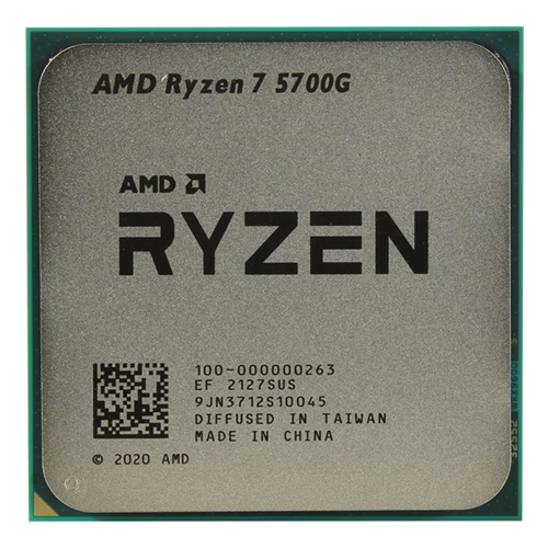 AMD RYZEN 7 5700G 20MB 8çekirdekli O/B AMD R8 AM4 65w Kutusuz+Fansız