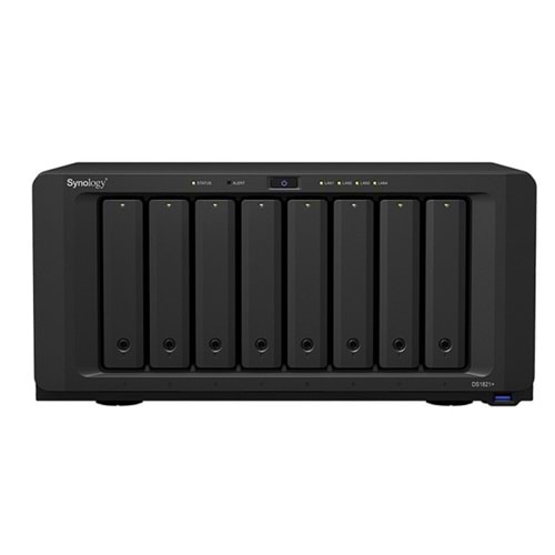 SYNOLOGY DS1821-32G PLUS RYZEN V1500B 32GB RAM- 8-diskli Nas Server (Disksiz)