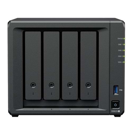  SYNOLOGY DS925-16G PLUS RYZEN V1500B-4GB RAM- 4-diskli Nas Server (Disksiz) 