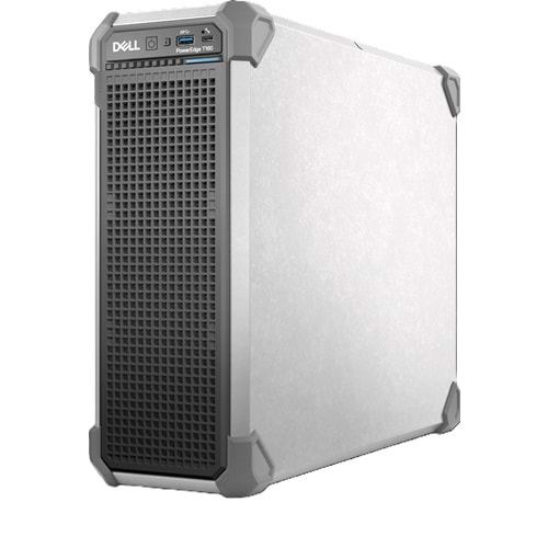 DELL T160 SPL1 6315P 32GB DDR5 UDIMM- 2TB SATA- 300w 5U Tower Sunucu (9878)