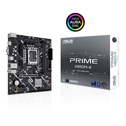 ASUS PRIME H810M-K DDR5 HDMI PCIE 4.0 1851p mATX