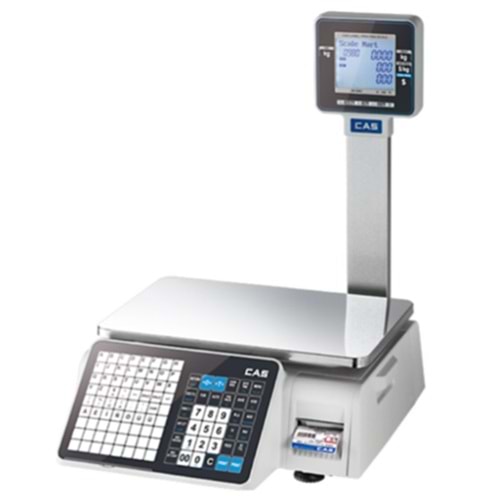 CAS CL3000 P 15 KG RS232 / Ethernet Boyunlu Barkodlu Terazi
