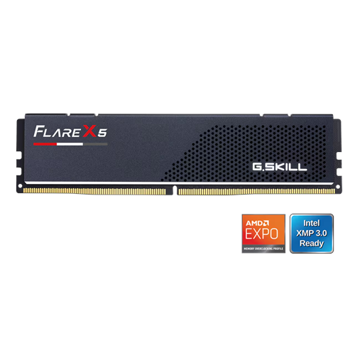 GSKILL 16GB DDR5 6000MHZ CL38 PC RAM / FLARE X5 F5-6000J3848F16GX1-FX5