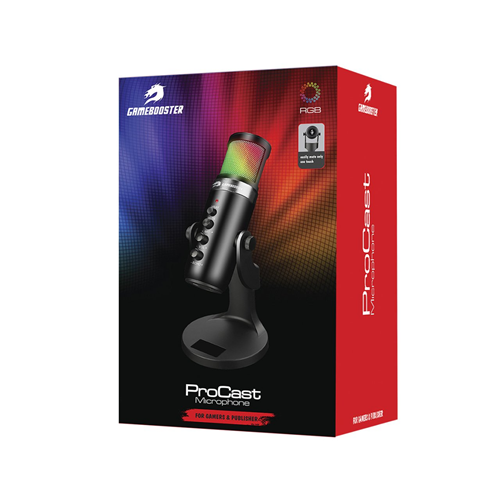 GAMEBOOSTER MC120 ProCast Condenser RGB Masaüstü Oyuncu ve Yayıncı Mikrofon