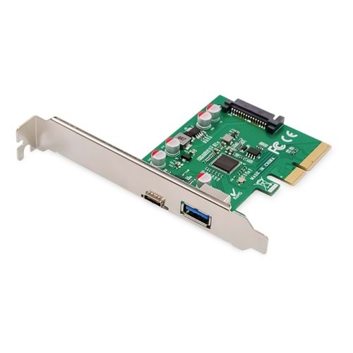 Digitus DS-30225 2*USB3.1 harici+USB-C PCI Expre Express kart
