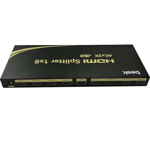BEEK BS-VSP-HA08UH-LT 8'Lİ HDMI ÇOKLAYICI,4K@30Hz, 1080P@60Hz
