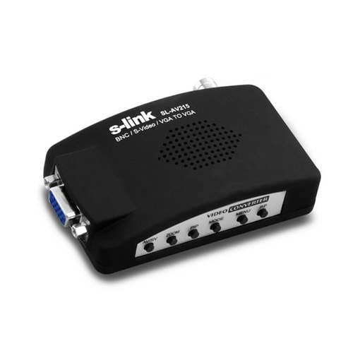 S-link SL-AV215 BNC/S-Video=>VGA çevirici
