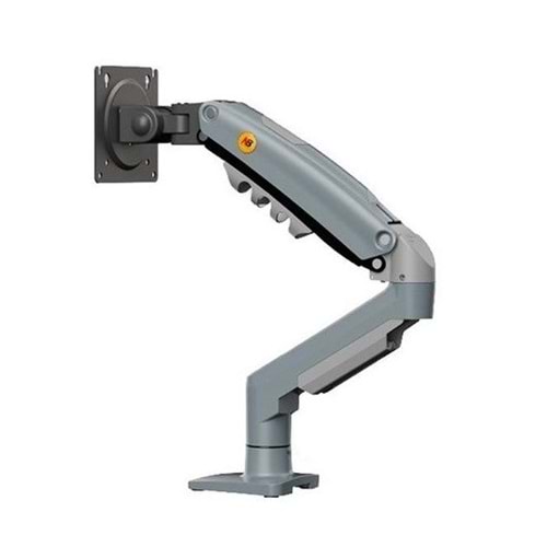 N.Bayou F80-XV amortisörlü monitör masa mavi kol