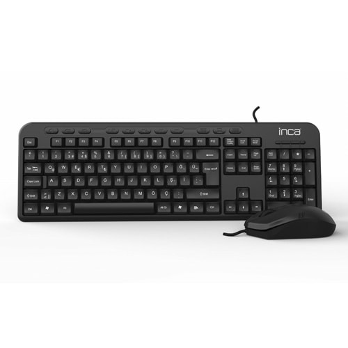 Inca IMK-375T USB Q M.M Klavye&mouse set,siyah
