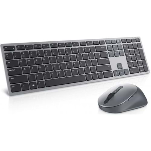 Dell KM7321W Kablosuz Klavye Mouse Set TR-Gri Siya h 580-AJQR (5397184357576) BLUETOOTH