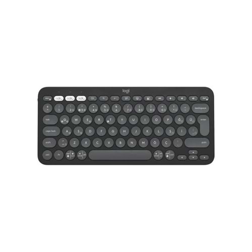 Logitech 920-011859 PEBBLE 2 Bluetooth klavye,gri