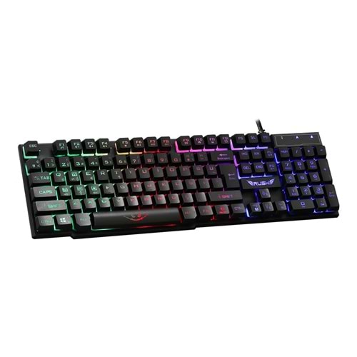 Rush RK112 Q Usb Mekanik His İngilizce Klavye,Siya h