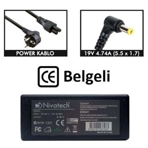 Nivatech BC952 SAMSUNG 19V 3.16A (5,5*3,0mm) Adapt