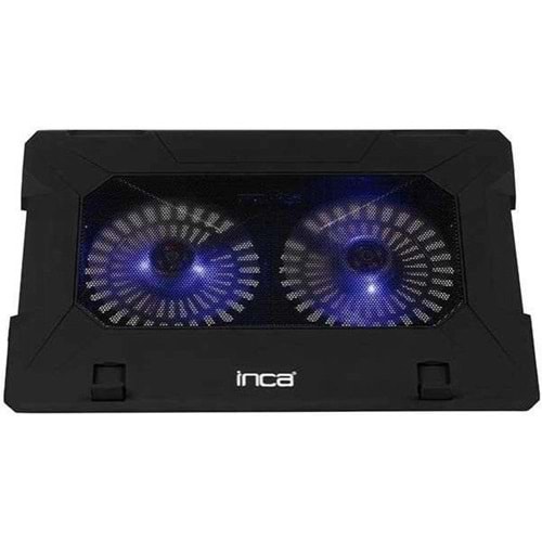 Inca INC-021RX İki fanlı notebook soğutucu,siyah