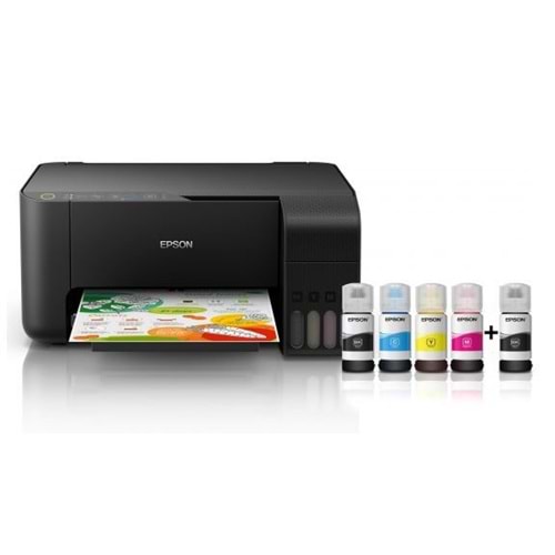 EPSON L3150 TANKLI FOT/TAR Wİ-Fİ 2 SİY 1 SET RENKLİ KARTUŞ HEDİYE