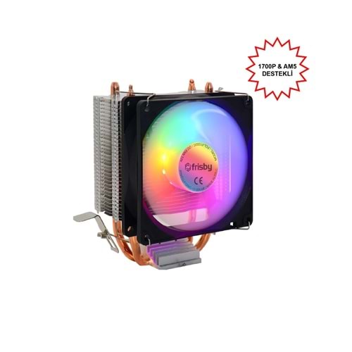 Frisby Cpu Fan FCL-F1332C 90W 1366/115X/1200/1700- AM2/AM2+/AM3/AM4/AM5