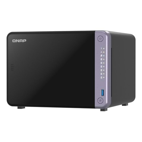 Qnap TS-632X-4GB Nas Kayıt Cihazı (4GB Ram) (6 Disk Yuvalı) Tower Tipi - Distribütör Garantili