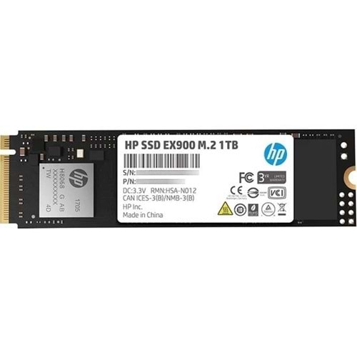HP EX900 1TB M.2 PCIe NVMe DAHİLİ SSD 2100/1815 (Model:5XM46AA)