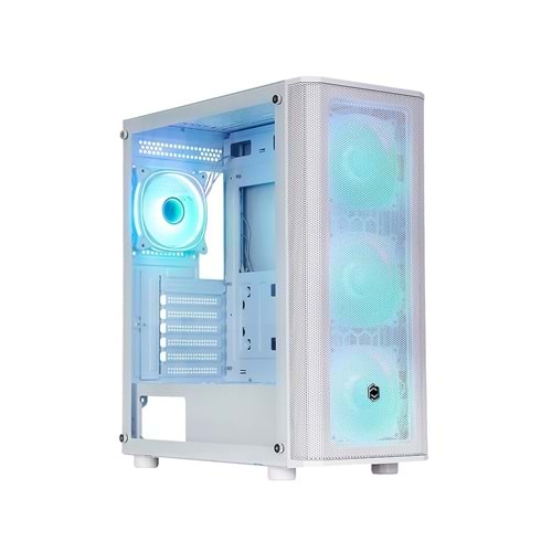 FRISBY 650 W OYUNCU KASA CM-106 80+ BEYAZ DOUBLE ARGB