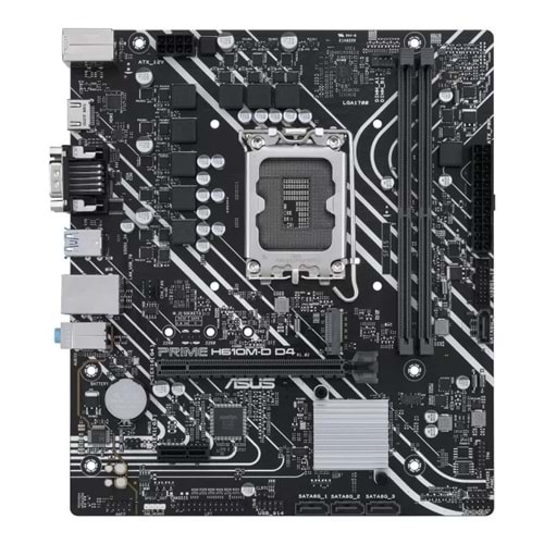 Asus Prime H610M-D D4 Ddr4 1700P Hdmi Vga M2