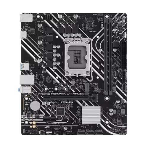 Asus Prime H610M-K Argb Ddr4 1700P Hdmi M2