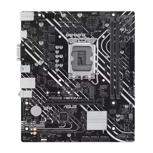 Asus Prime H610M-K Ddr5 1700P 5600 Hdmi+Vga+M2+Gig abit Lan