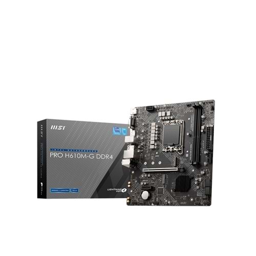 Msi Pro H610M-G Ddr4 3200MHZ mATX 1700p