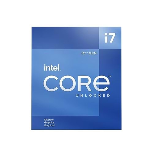 INTEL CORE I7 12700KF 3.6GHz 1700P 25MB BOX FANSIZ 125W VGA YOK