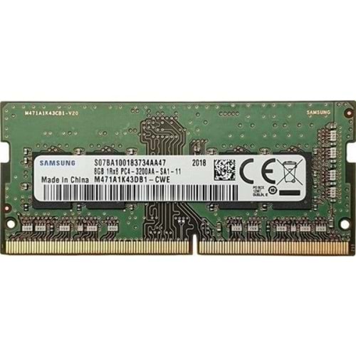 Samsung 8GB Ddr4 3200MHz CL22 Notebook Ram M471A1K43DB1-CWE