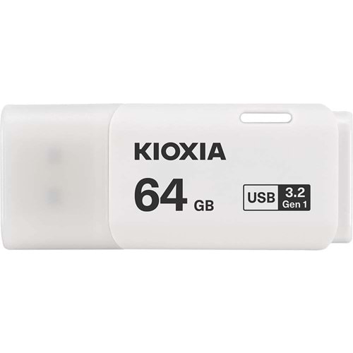 Kioxia 64G U301 Beyaz USB3.2 Gen1 Flash Bellek LU301W064GG4