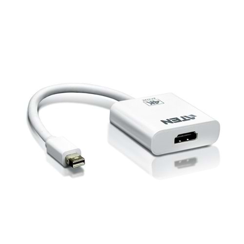 Aten-VC981 20cm Mini DP(E)<=> 4K HDMI(D)beyaz çevi ,BEYAZ