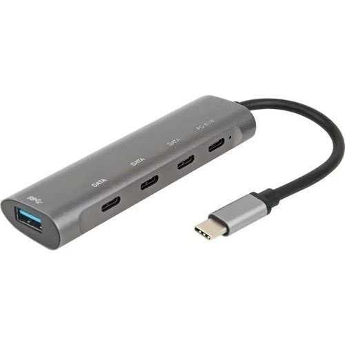 Daytona FC25 5'li USB Type-C Docking Station (Giriş:USB Tip-C => Çıkış:3*Tip-C+USB3.0+PD)