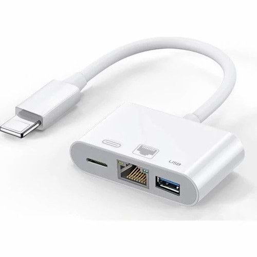 Daytona NK107 iPhone lightning=>Ethernet USB kame