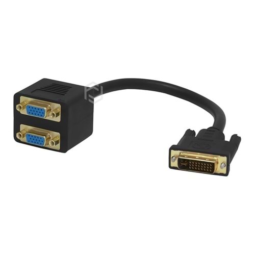 Frisby FA-6660C 20cm DVI-I Erkek =>2 VGA Dişi çoklayıcı