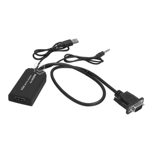 Frisby FA-6676C Aanalog VGA ve Ses=>Dijital HDMI aktif çevirici (Analog'dan Dijital'e Çevirici)