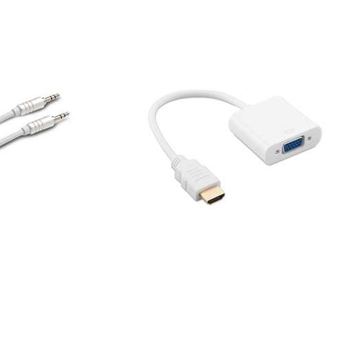Hytech HY-HV30 Hdmi Erkek => Vga Dişi Çevirici (Giriş: HDMI => Çıkış : VGA)