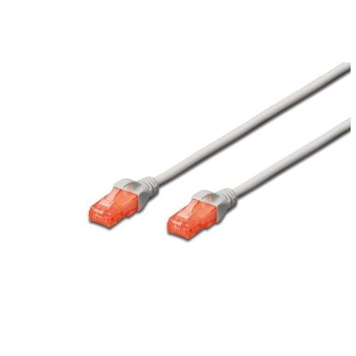Beek BC-U6010 1m Cat 6 AWG 26 gri LSZH patch kabl kablo