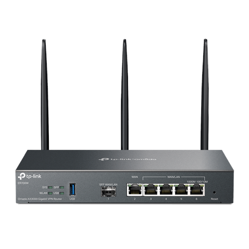 TP-LINK Omada ER706W AX3000 Gigabit VPN Router