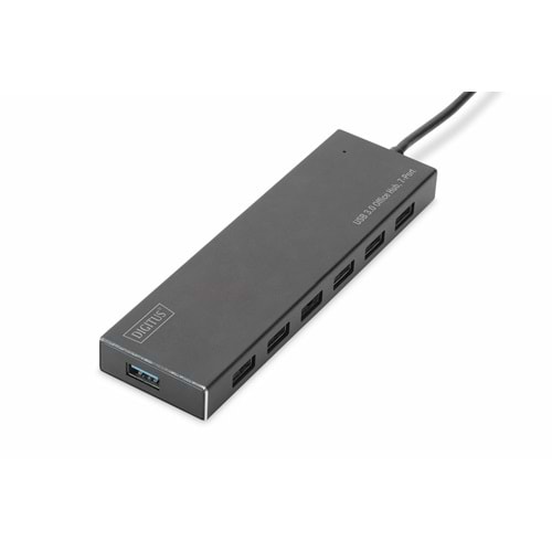 Digitus DA-70241-1 USB3.0 7'li adaptörlü hub.5V/3, 5V/3,5A