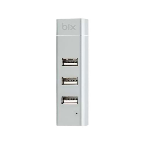 Bix BX03HB USB2.0 3'lü Hub+Fast Ethernet lan adaptör