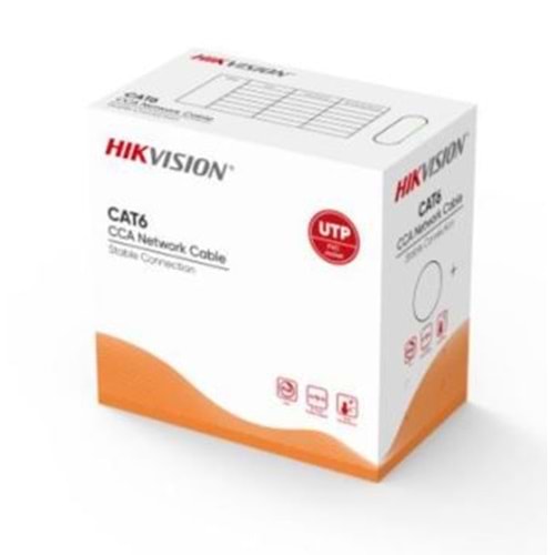 Hikvision DS-1LN6UU/CCA CAT6 U/UTP 305m CCA Kablo