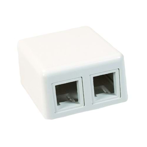 Commscope 1-111669803 2 port sıva üstü plastik data kutusu