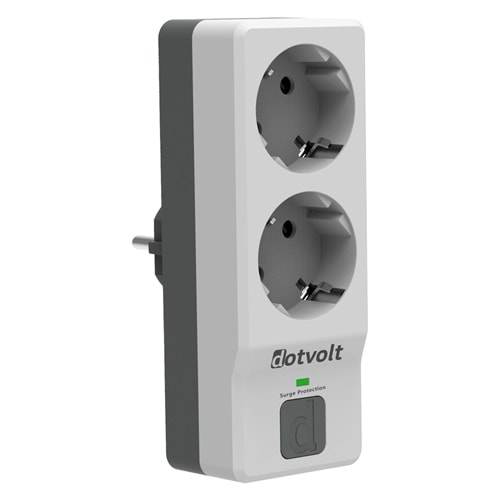 Dotvolt Surge Hunter 2'li Akım Korumalı Priz