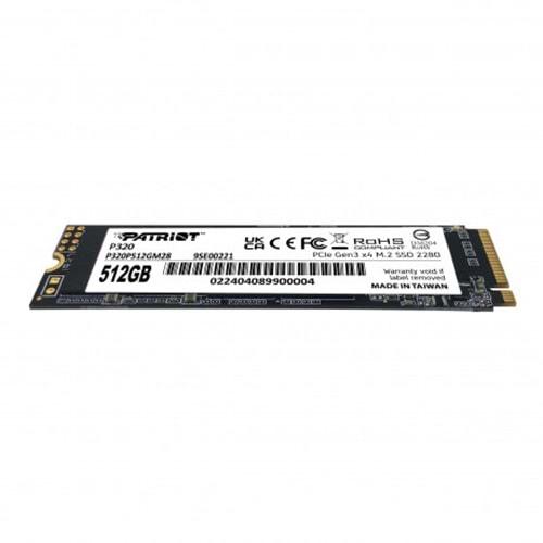 PATRIOT 512GB P320 P320P512GM28 3000-2200MB/s M2 NVME GEN3 Disk