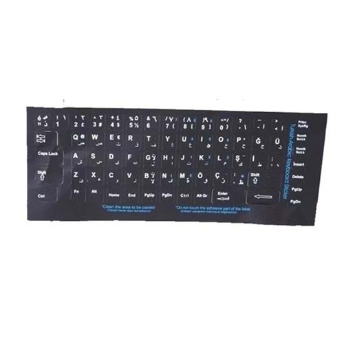 Addison 300168 Notebook Q Arapça beyaz klv etiketi