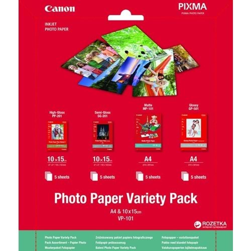 Canon inkjet foto kağıt vp-101 a4 10cmx15cm 0775B079AA