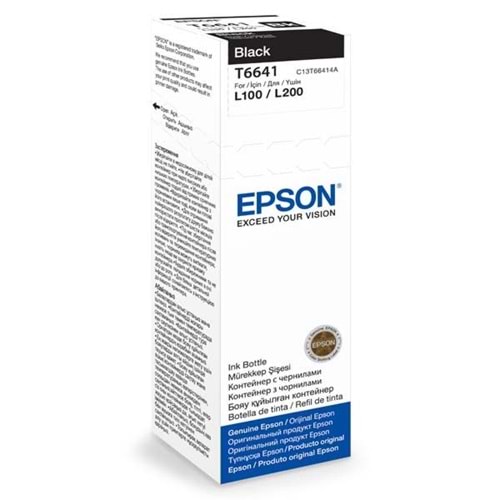 Epson C13T66414A L210-L550 Siyah Mürekkep Kartuş