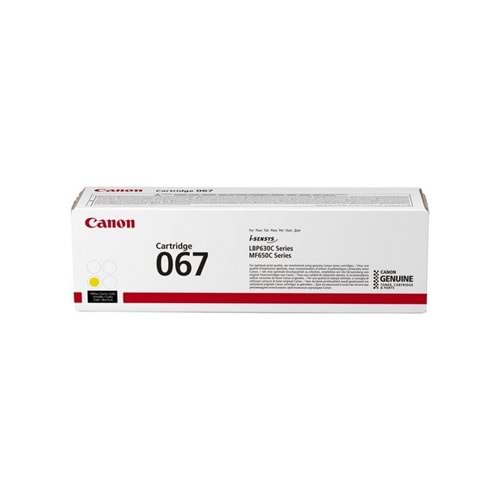 Canon crg-067 y Sarı toner orjinal