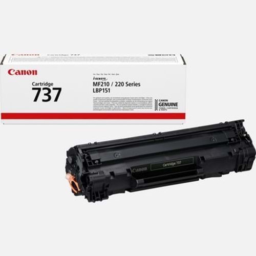 Canon crg 737bk (mf211-212w-216n-217w) siyah toner