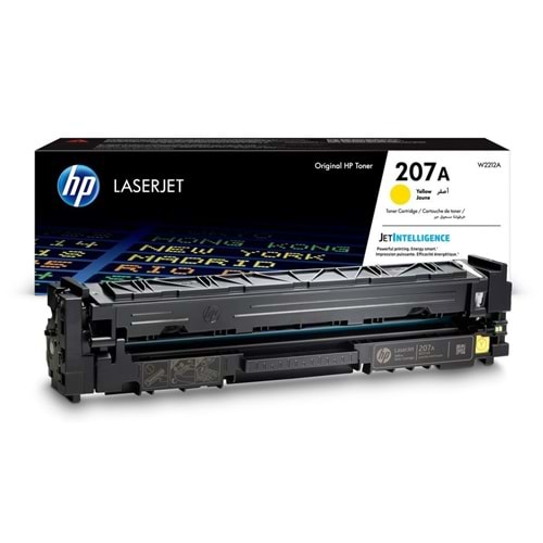 HP 207a sarı orijinal laserjet toner
